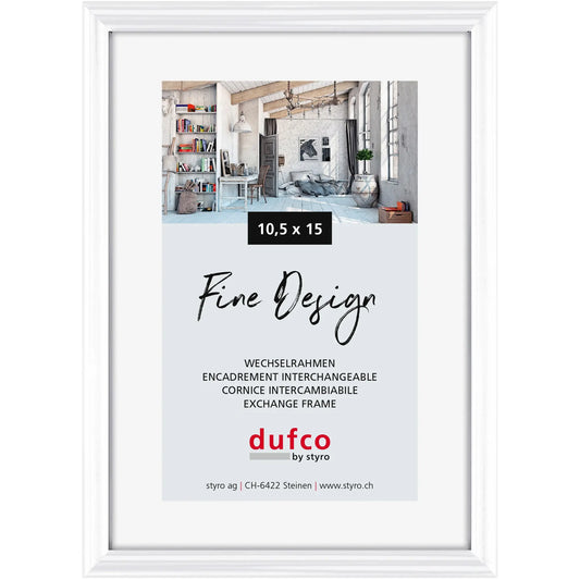 DUFCO Bilderrahmen 10.5x15cm 1400.40036 Fine Design weiss Idealshop