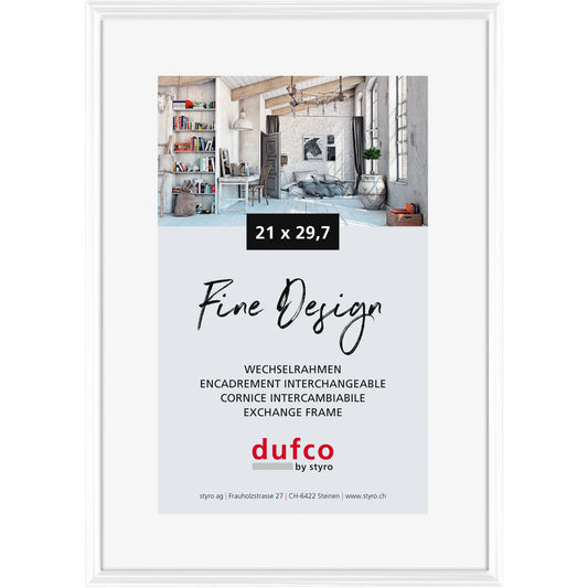 DUFCO Bilderrahmen 21x29.7cm 1400.40039 Fine Design weiss Idealshop