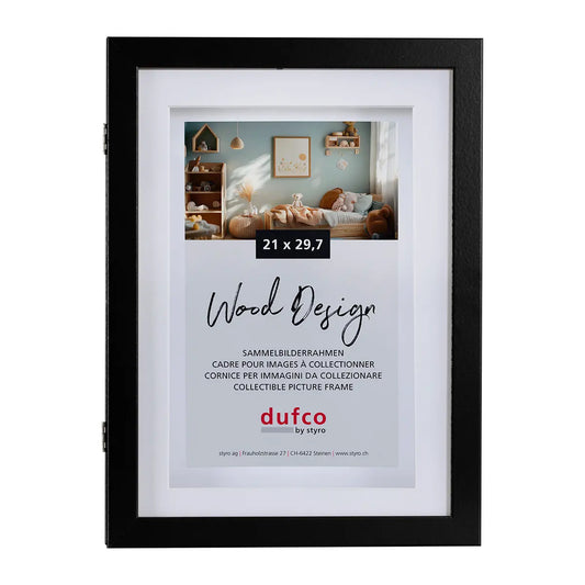 DUFCO Bilderrahmen 21x29.7cm 1620.10002 MemoryFrame, schwarz Idealshop