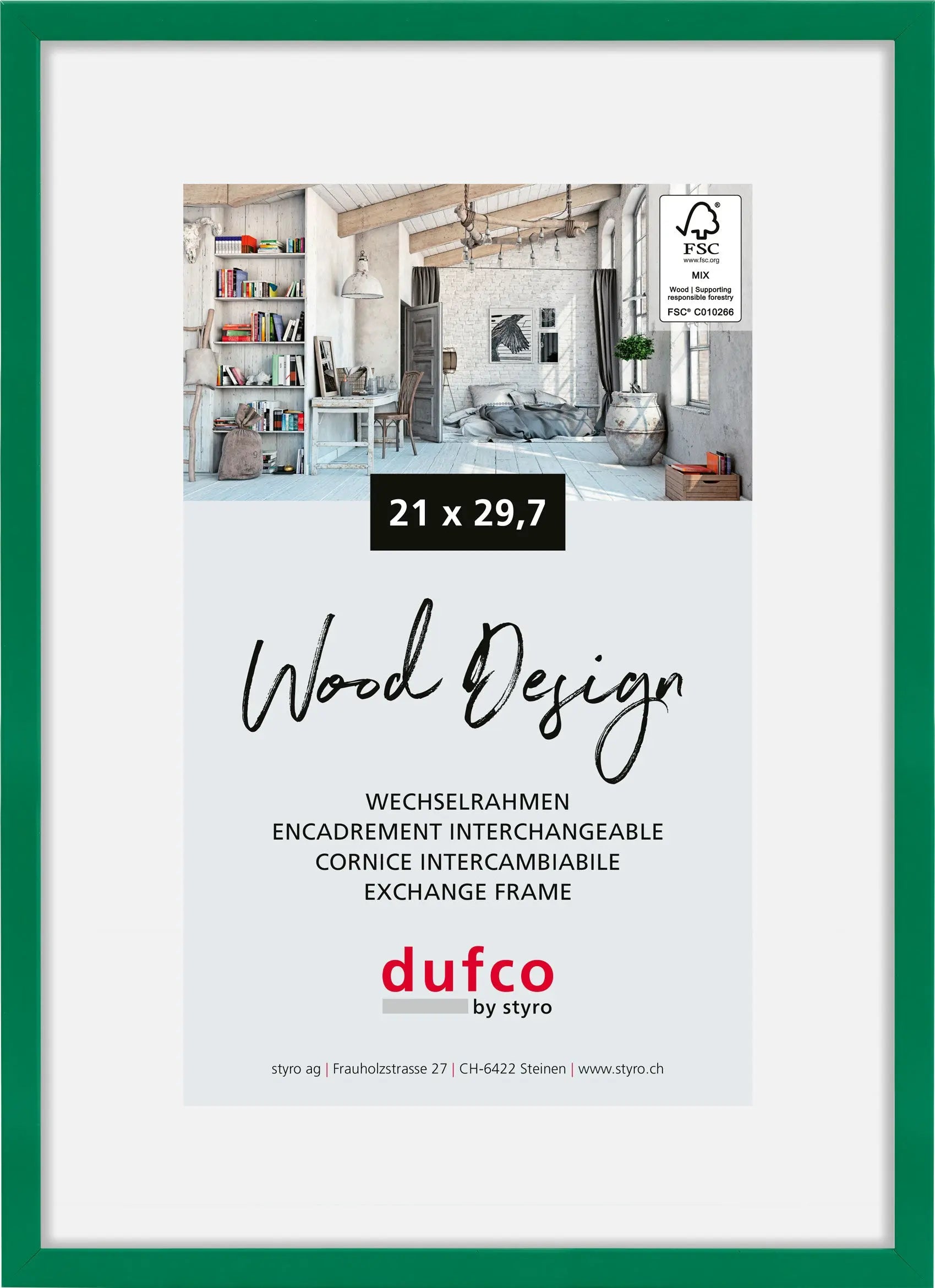 DUFCO Bilderrahmen Hay 21x29.7cm 1610.81094 grün Idealshop
