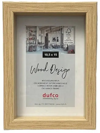 DUFCO Holz-Bilderrahmen 10.5x15cm 1610.80982 Fuji natur Idealshop