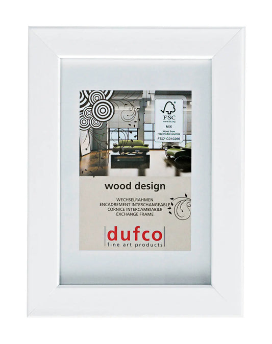 DUFCO Holz-Bilderrahmen 15x21cm 1610.80585 Toronto weiss Idealshop