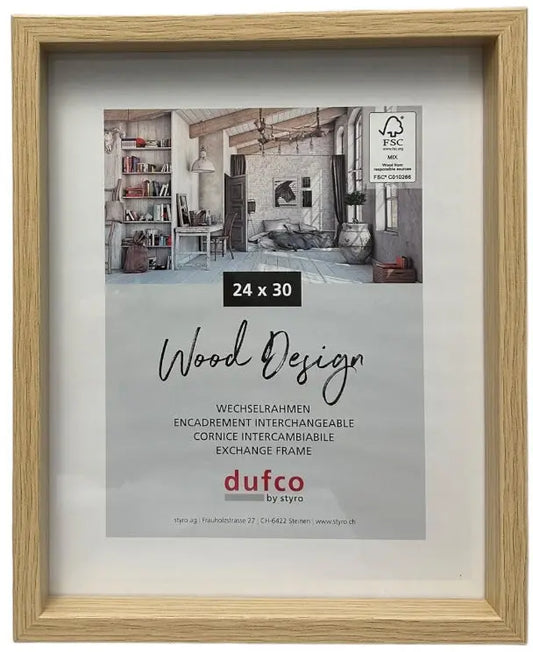 DUFCO Holz-Bilderrahmen 24x30cm 1610.80986 Fuji natur Idealshop