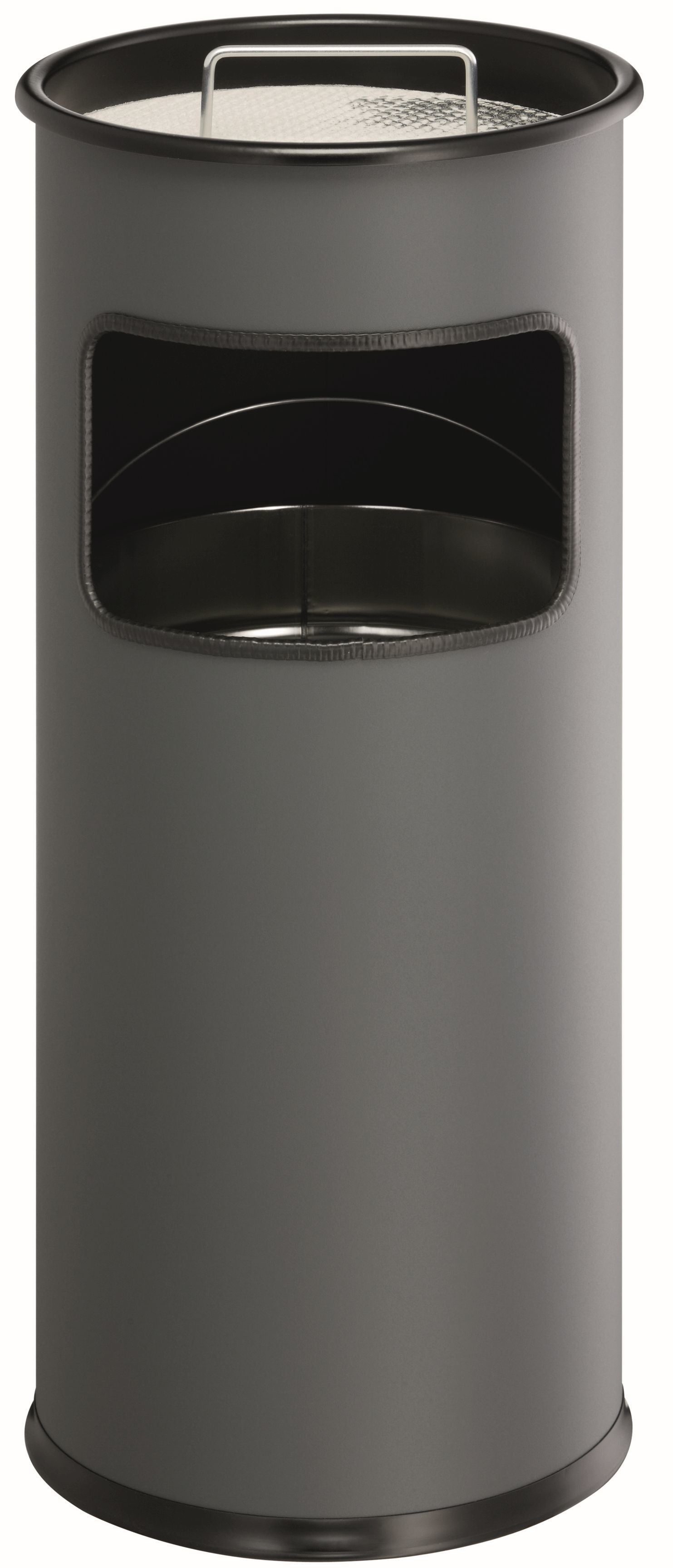 DURABLE Abfalleimer 333058 mit Ascher, 17L, anthrazit Idealshop