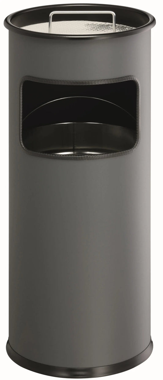 DURABLE Abfalleimer 333058 mit Ascher, 17L, anthrazit Idealshop
