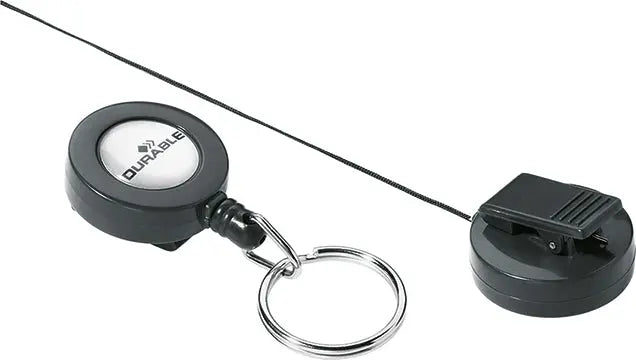 DURABLE Ausweiskarten-Halter 822258 10 Stück mit Schlüsselring Idealshop