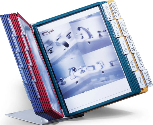 DURABLE Displaysystem VARIO Table 20 569900 farbig, mit 20 Sichttafeln A4 Idealshop