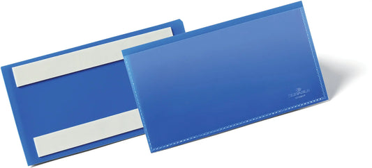 DURABLE Etikettentasche 150x67mm 176207 selbstklebend,,50 Stück Idealshop