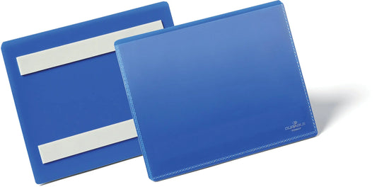 DURABLE Kennzeichnungstasche A6 176307 selbstklebend,quer,50 Stück Idealshop