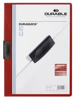 DURABLE Klemmhefter DURAQUICK A4 227003 rot Idealshop