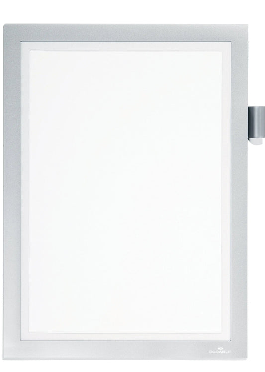 DURABLE Magnetic Note DURAFRAME A4 498923 metallic silber Idealshop