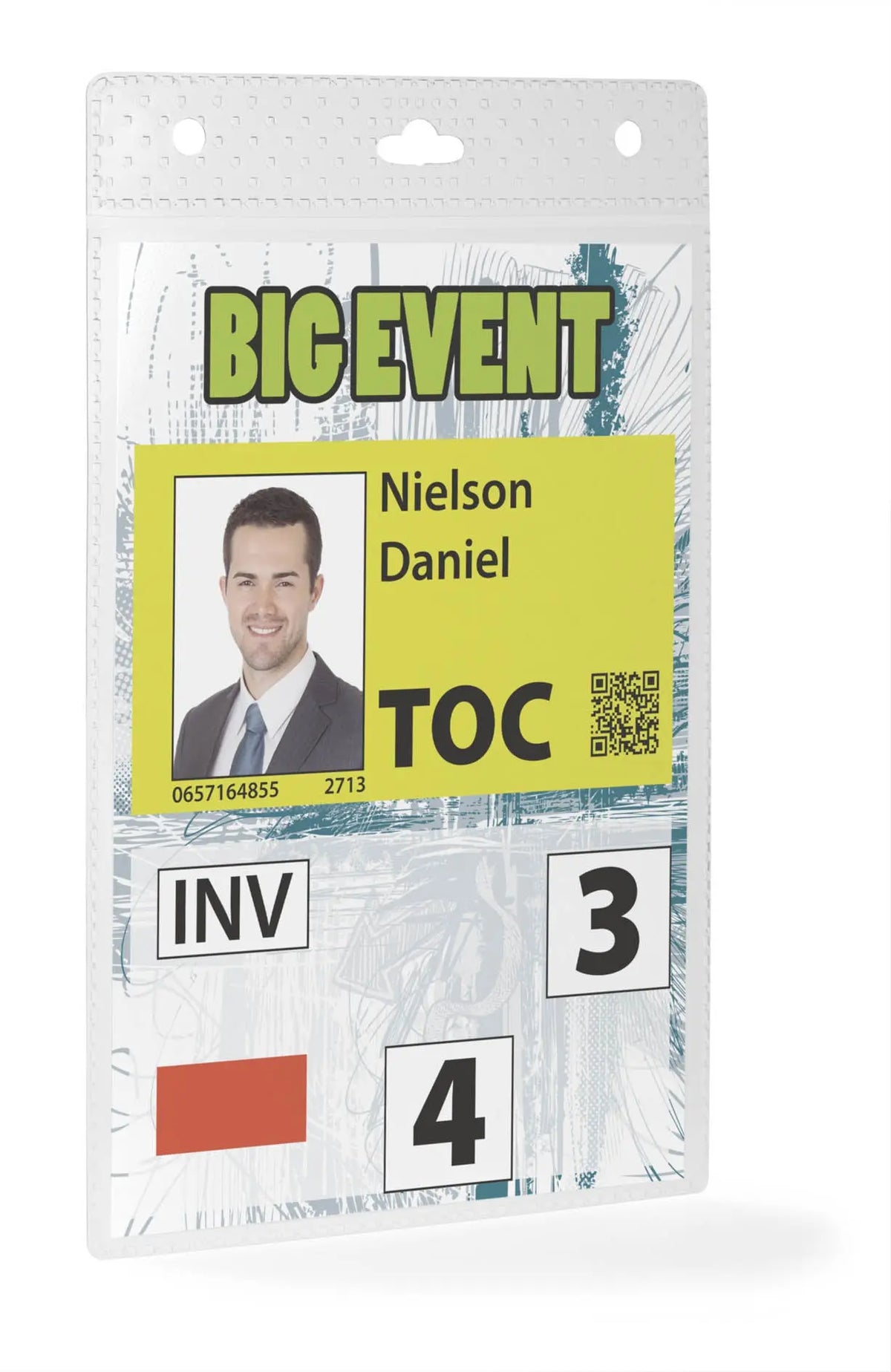 DURABLE Namensschild A6 852619 transparent 20 Stück Idealshop