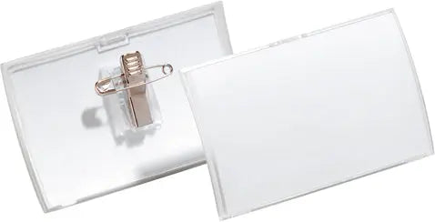 DURABLE Namensschild Click Fold 821119 m.Kombiklemme, 40x75mm 25Stk. Idealshop