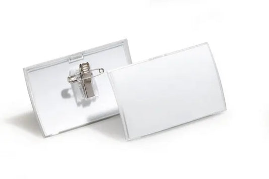 DURABLE Namensschild Click Fold 821419 m.Kombiklemme, 54x90mm 25Stk. Idealshop