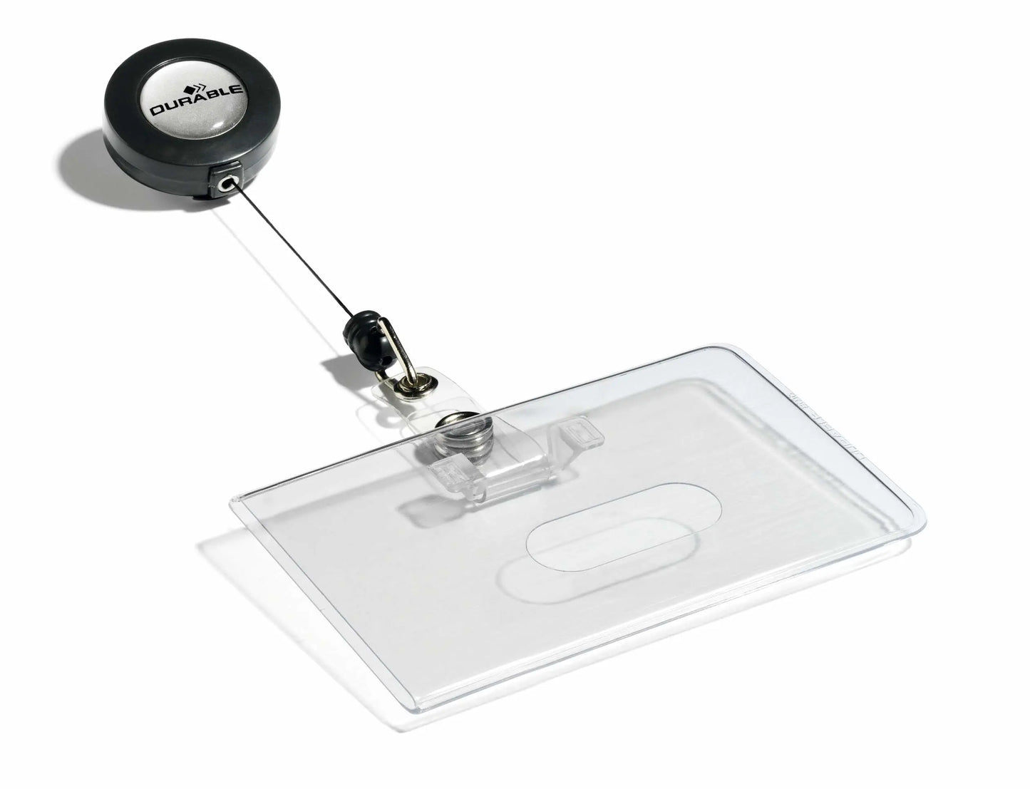 DURABLE Namensschild für Badge 85x54mm 801619 10 Stück ausziehbar -80cm Idealshop