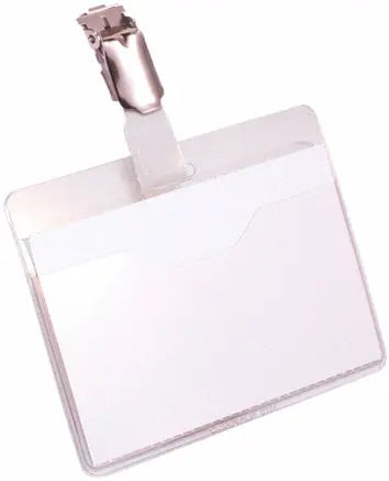 DURABLE Namensschild mit Clip 810619 transp., PVC, 60x90mm 25 pcs. Idealshop