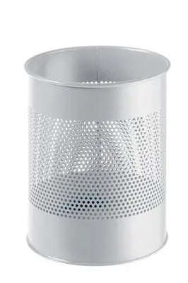 DURABLE Papierkorb rund 15L/P165mm 331010 grau, Stahl 315x260mm Idealshop