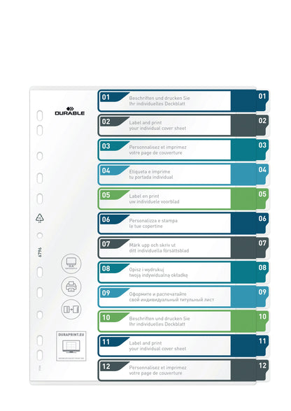 DURABLE   Register PP                A4+ Idealshop