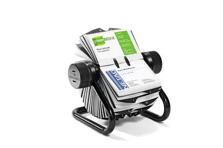 DURABLE Rollkartei VISIFIX FLIP 248101 schwarz, f.400 Karten 104x72mm Idealshop