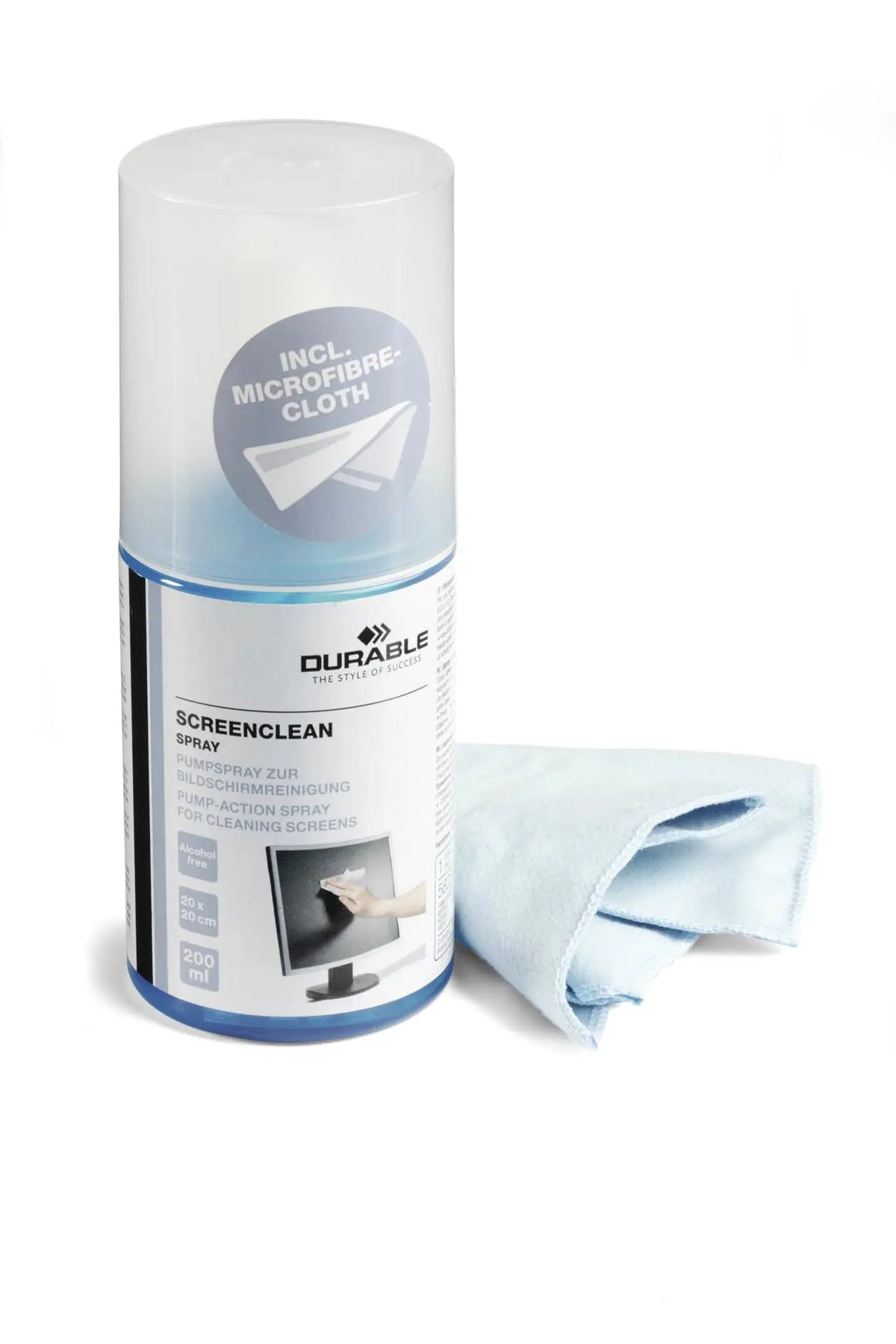 DURABLE Screenclean Spray Set 582300 Reinigungsspray 200ml Idealshop