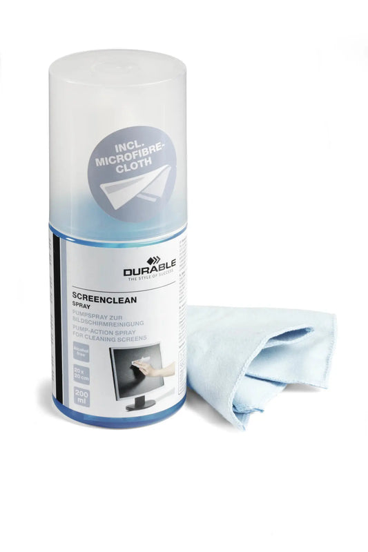 DURABLE Screenclean Spray Set 582300 Reinigungsspray 200ml Idealshop