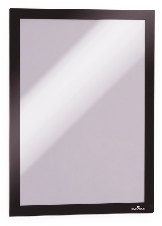 DURABLE Sichtfenster Duraframe 487201 schwarz, selbstklebend 2 Stk. Idealshop