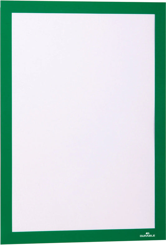 DURABLE Sichtfenster Duraframe 487205 grün, selbstklebend 2 Stk. Idealshop