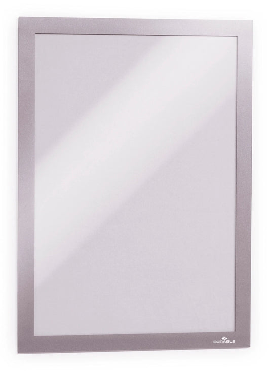 DURABLE Sichtfenster Duraframe 487223 silber, selbstklebend 2 Stk. Idealshop