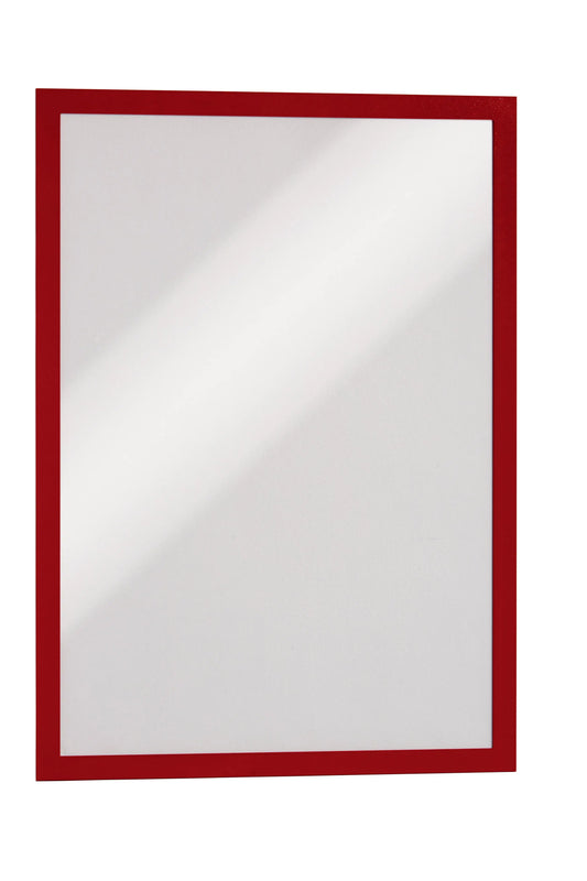 DURABLE Sichtfenster Duraframe 487303 rot, selbstklebend 2 Stück Idealshop