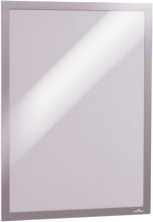 DURABLE Sichtfenster Duraframe 487323 silber, selbstklebend 2 Stk. Idealshop