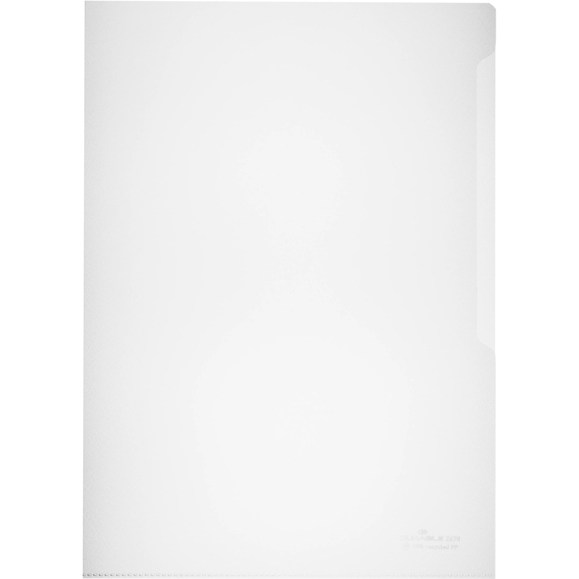 DURABLE Sichtmappen recycling A4 247819 transparent 100 Stück Idealshop