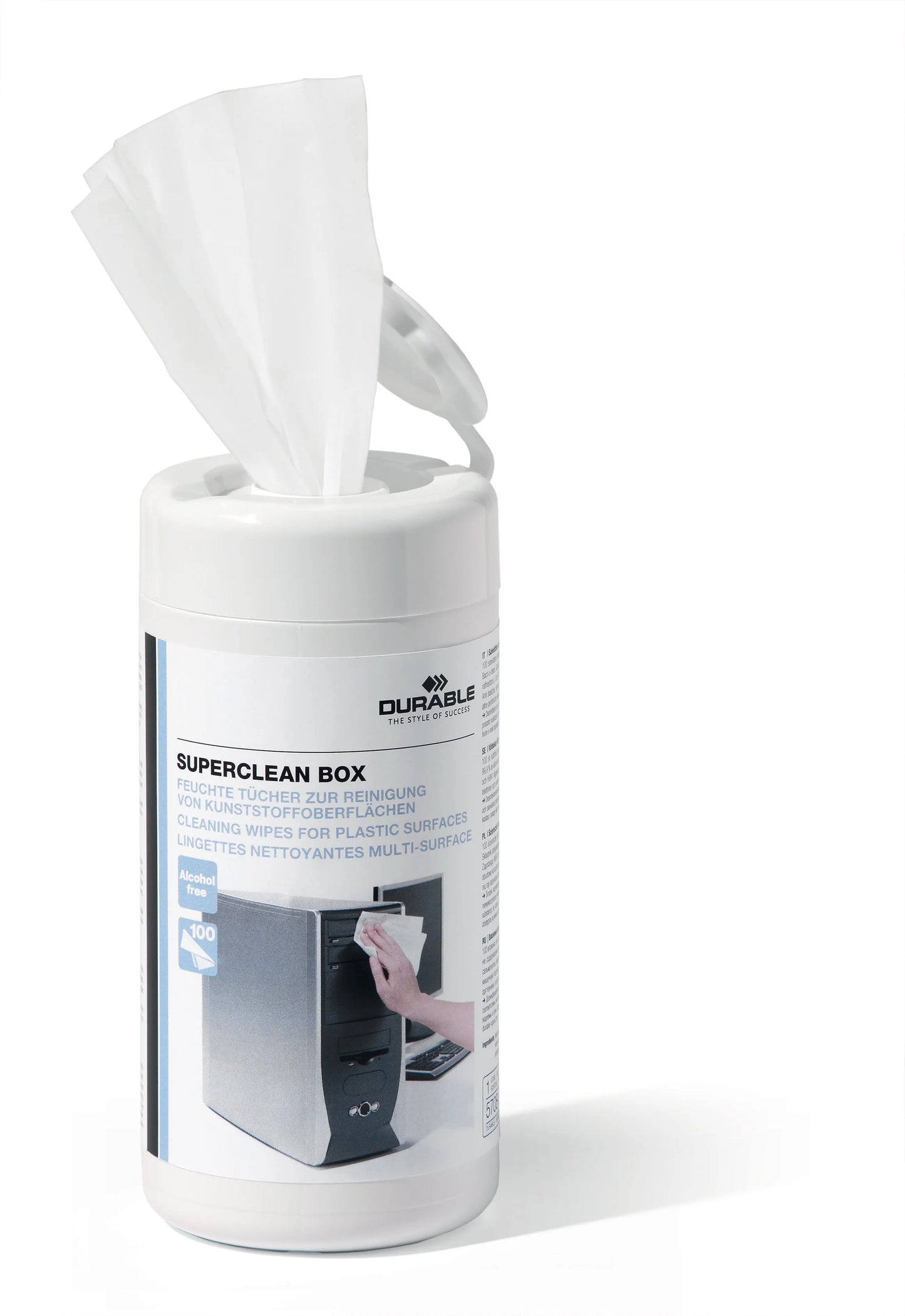 DURABLE Superclean Box 570802 100 Tücher Idealshop