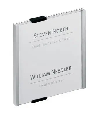 DURABLE Türschild Info Sign 480223 silber, aluminium 149x148.5mm Idealshop