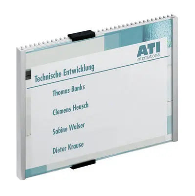 DURABLE Türschild Info Sign 480523 silber, aluminium 210x148.5mm Idealshop