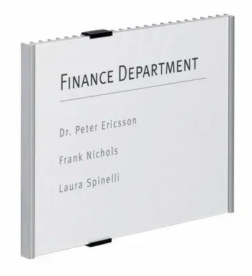DURABLE Türschild Info Sign A4 480723 silber, aluminium 297x210mm Idealshop