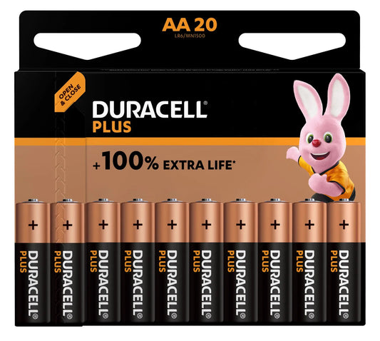 DURACELL Batterie Plus Power 4-017986 AA/LR6 20 Stück Idealshop