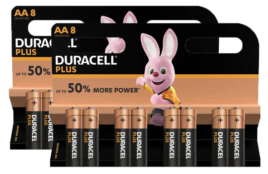 DURACELL Batterie Plus Power MN1500 AA, LR6, 1.5V 16 Stück Idealshop