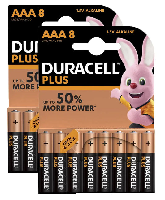 DURACELL Batterie Plus Power MN2400 AAA, LR03, 1.5V 16 Stück Idealshop