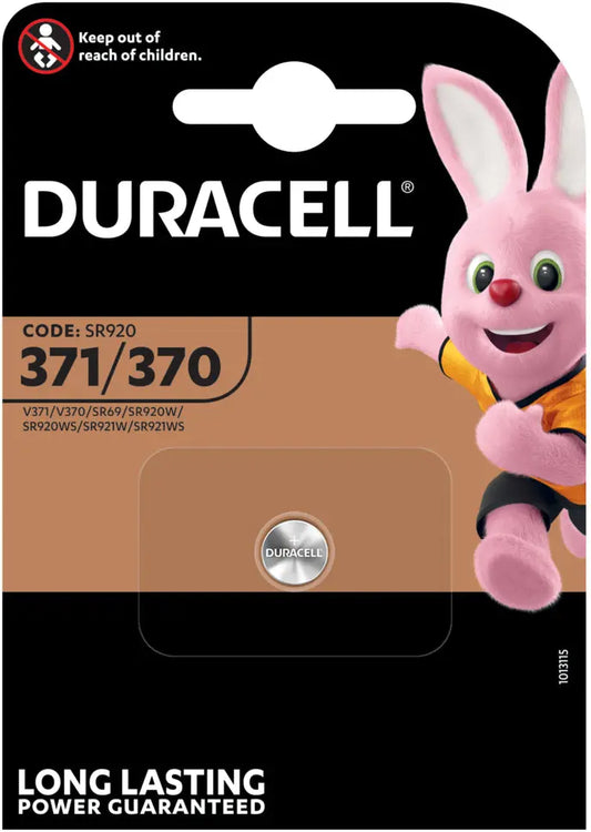 DURACELL Knopfbatterie Specialty 371/370 V371, V370, SR69, SR92, 1.5V Idealshop