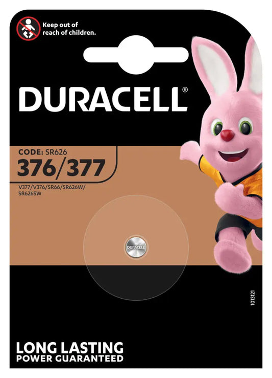 DURACELL Knopfbatterie Specialty 376/377 V377, V376, SR66, SR626, 1.5V Idealshop