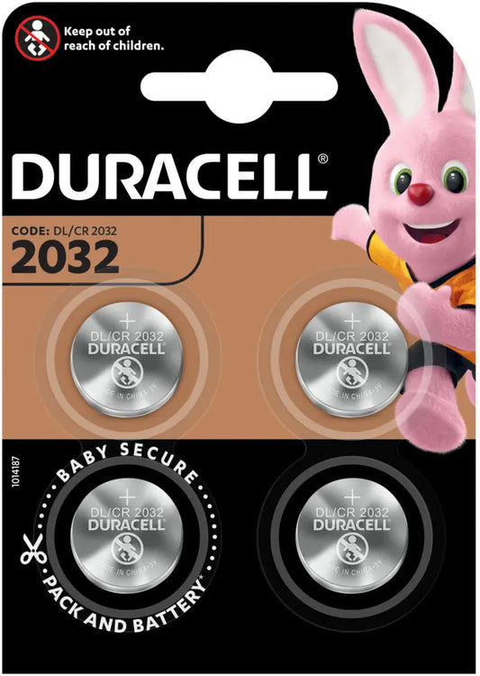 DURACELL Knopfbatterie Specialty 4-119376 CR2032, 3V 4 Stück Idealshop
