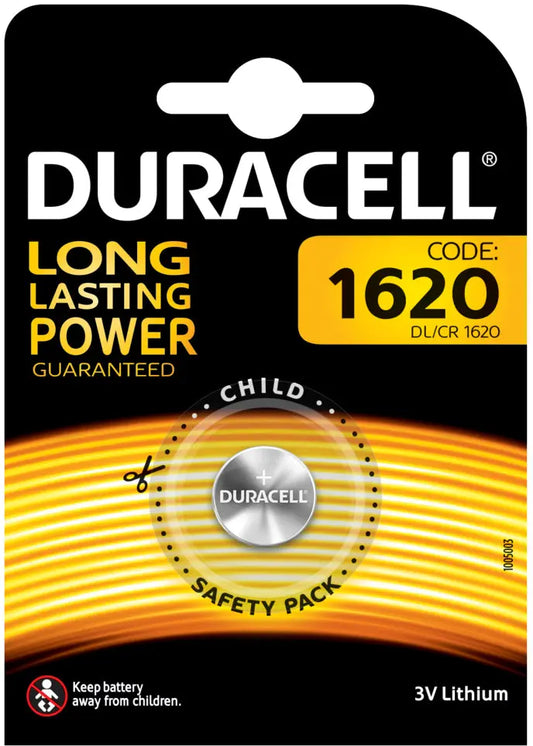 DURACELL Knopfbatterie Specialty CR1620 DL1620, 3V Idealshop