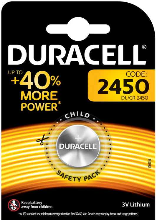 DURACELL Knopfbatterie Specialty DL2450 CR2450, 3V Idealshop