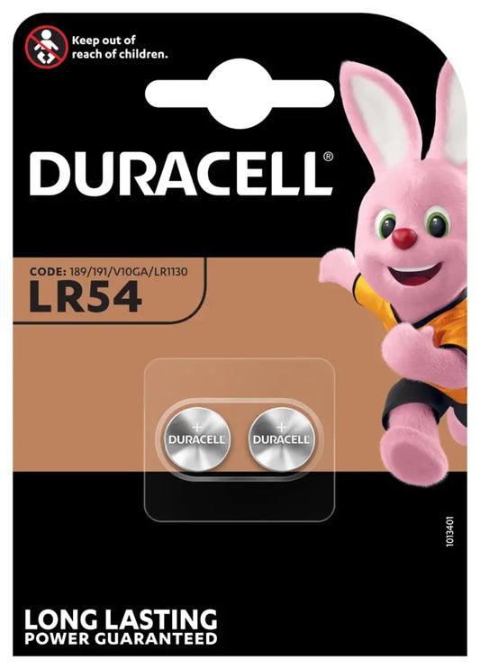 DURACELL Knopfbatterie Specialty LR54 LR54, 1.5V 2 Stück Idealshop