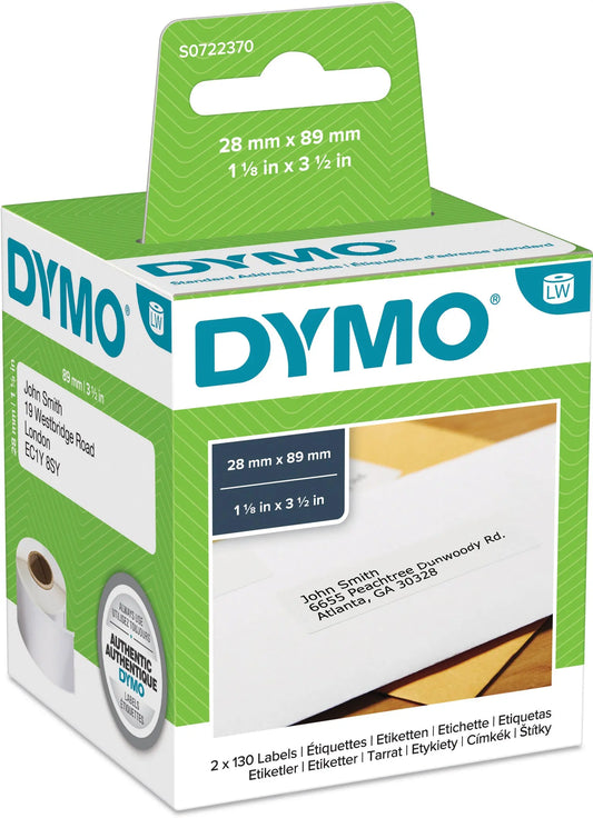 DYMO Adress-Etiketten S0722370 perm.89x28mm 260 Stück Idealshop