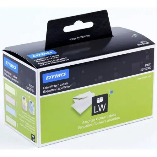 DYMO Adressetiketten Papier 89x28mm S0722380 4-farbig, permanent 4x130 Stk. Idealshop