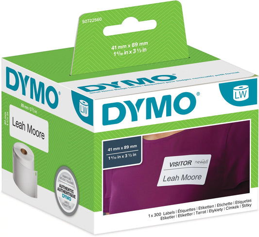 DYMO Namensschilder S0722560 non-perm. 89x41mm 300 Stück Idealshop