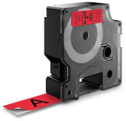 DYMO Schriftband D1 S0720870 schwarz/rot 19mm/7m Idealshop