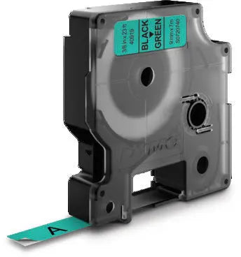 DYMO Schriftband D1 schwarz/grün S0720740 9mm/7m Idealshop