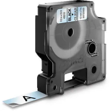 DYMO Schriftband D1 schwarz/transp. S0720500 12mm/7m Idealshop